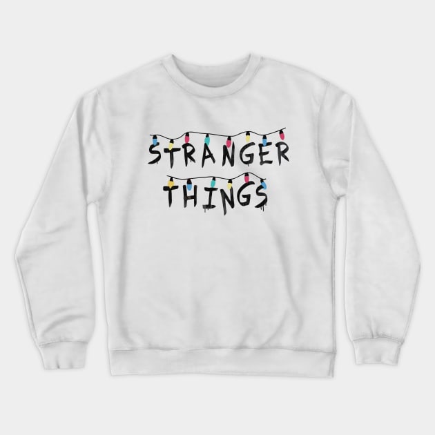 Stranger Things (Fairy Lights) Crewneck Sweatshirt by madmonkey